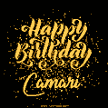Happy Birthday Card for Camari - Download GIF and Send for Free