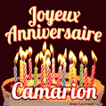 Joyeux anniversaire Camarion GIF