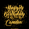 Happy Birthday Card for Camden - Download GIF and Send for Free