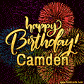 Happy Birthday, Camden! Celebrate with joy, colorful fireworks, and unforgettable moments.
