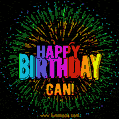New Bursting with Colors Happy Birthday Can GIF and Video with Music