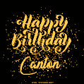 Happy Birthday Card for Canton - Download GIF and Send for Free