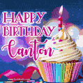 Happy Birthday Canton - Lovely Animated GIF