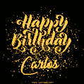 Happy Birthday Card for Carlos - Download GIF and Send for Free