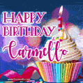 Happy Birthday Carmello - Lovely Animated GIF