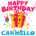 Funny Happy Birthday Carmello GIF