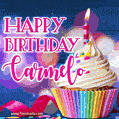 Happy Birthday Carmelo - Lovely Animated GIF