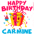 Funny Happy Birthday Carmine GIF