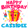 Funny Happy Birthday Cassidee GIF