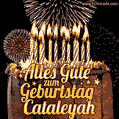 Alles Gute zum Geburtstag Cataleyah (GIF)