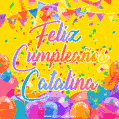 Feliz Cumpleaños Catalina (GIF)