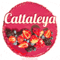 Happy Birthday Cake with Name Cattaleya - Free Download