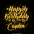 Happy Birthday Card for Cayden - Download GIF and Send for Free