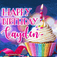 Happy Birthday Cayden - Lovely Animated GIF