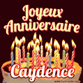 Joyeux anniversaire Caydence GIF