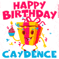 Funny Happy Birthday Caydence GIF
