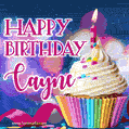 Happy Birthday Cayne - Lovely Animated GIF