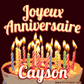 Joyeux anniversaire Cayson GIF