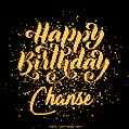 Happy Birthday Card for Chanse - Download GIF and Send for Free