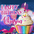 Happy Birthday Chason - Lovely Animated GIF