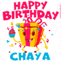 Funny Happy Birthday Chaya GIF