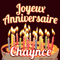 Joyeux anniversaire Chaynce GIF