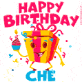 Funny Happy Birthday Che GIF