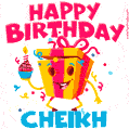 Funny Happy Birthday Cheikh GIF
