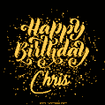 Happy Birthday Card for Chris - Download GIF and Send for Free