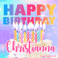 Funny Happy Birthday Christianna GIF