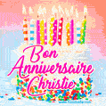 Joyeux anniversaire, Christie! - GIF Animé