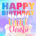 Funny Happy Birthday Christie GIF