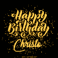 Happy Birthday Card for Christo - Download GIF and Send for Free