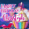 Happy Birthday Christoph - Lovely Animated GIF