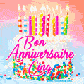 Joyeux anniversaire, Cing! - GIF Animé