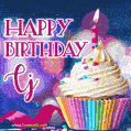 Happy Birthday Cj - Lovely Animated GIF