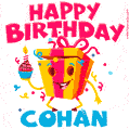 Funny Happy Birthday Cohan GIF