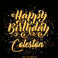 Happy Birthday Card for Coleston - Download GIF and Send for Free