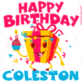 Funny Happy Birthday Coleston GIF