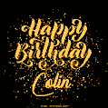 Happy Birthday Card for Colin - Download GIF and Send for Free
