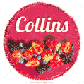 Happy Birthday Cake with Name Collins - Free Download
