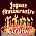 Joyeux anniversaire Colston GIF