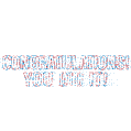 Congratulations! You Did It!