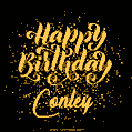Happy Birthday Card for Conley - Download GIF and Send for Free