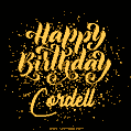 Happy Birthday Card for Cordell - Download GIF and Send for Free