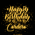 Happy Birthday Card for Cordero - Download GIF and Send for Free