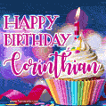 Happy Birthday Corinthian - Lovely Animated GIF