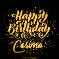 Happy Birthday Card for Cosimo - Download GIF and Send for Free