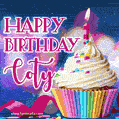 Happy Birthday Coty - Lovely Animated GIF