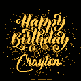 Happy Birthday Card for Crayton - Download GIF and Send for Free
